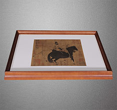 恭城书画装裱配框服务案例